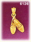 14K Gold Men's Dress Shoe Charm