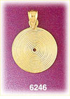14K Gold LP Record Charm