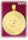 14K Gold Phonograph Record Charm