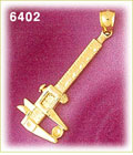 14K Gold Caliper Charm
