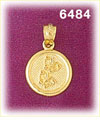 14K Gold Sevebn Wishes Friendship Charm