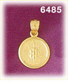 14K Gold Health Charm