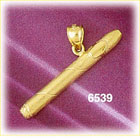 14K Gold Cigar Charm