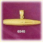 14K Gold Tobacco Cigar Charm