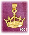 14K Gold Regal Charm