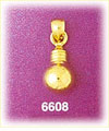 14K Gold Light Bulb Charm