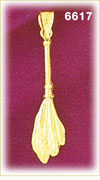14K Gold Duster Charm