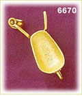 14K Gold Wheelbarrow 3D Charm