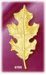 14K Gold Oak Leaf Charm