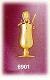 14K Gold 3D Tropical Drink Charm