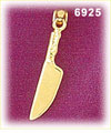 14K Gold Chef's Knife Charm