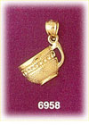 14K Gold Coffee Mug Charm