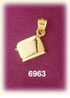 14K Gold 3D Toaster Charm