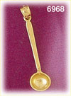 14K Gold 3D Ladle Charm