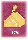 14Kt Gold Tent Charm