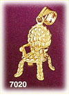 14K Gold Armchair Charm
