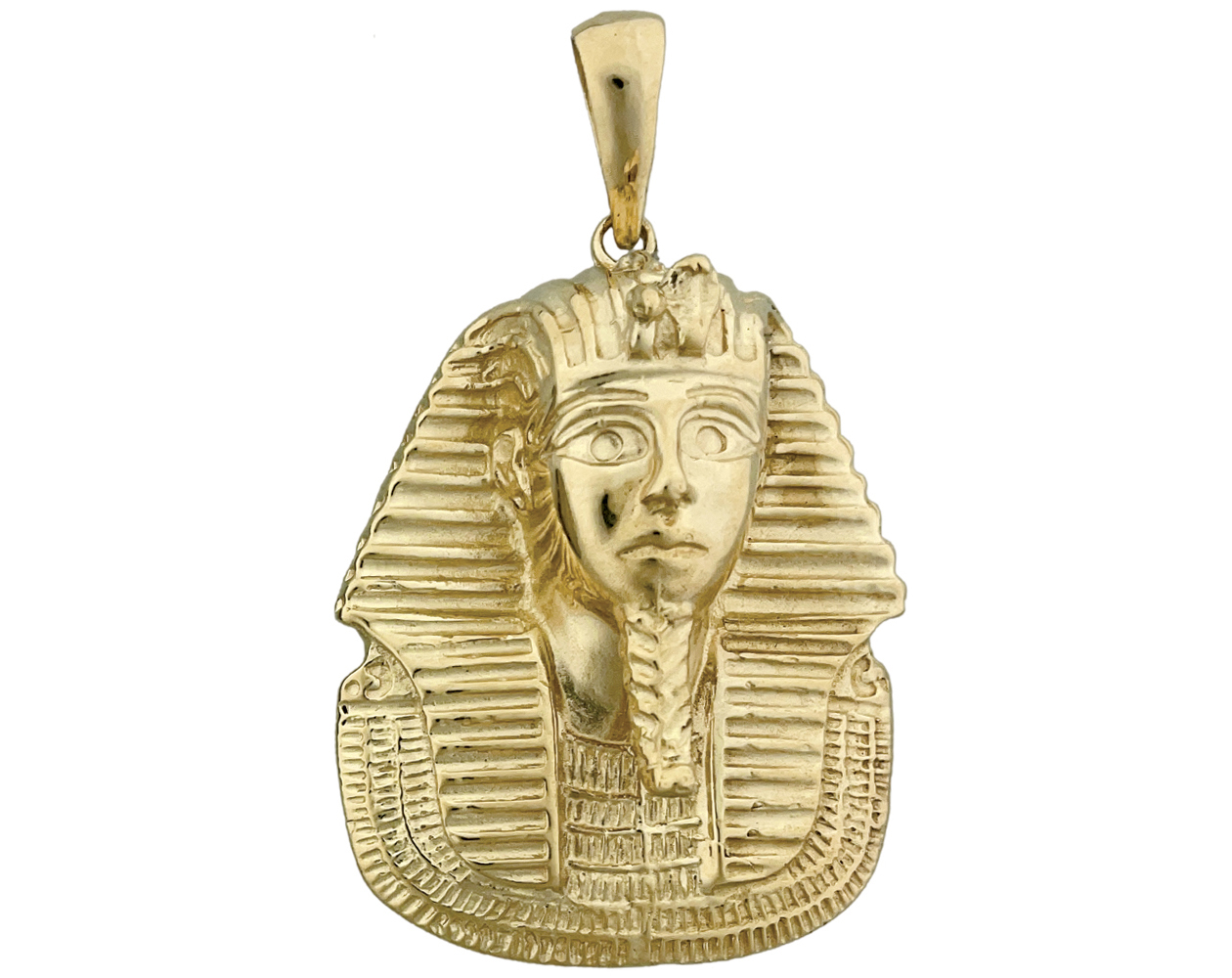 14K Gold King Tut Charm Pendant