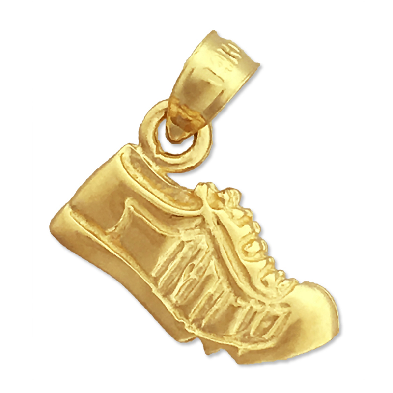 14K Gold Running Shoe Charm