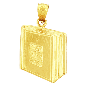 14K Gold Yearbook Charm Pendant 14k gold yearbook charm pendant