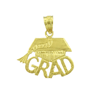 14K Gold Graduation Charm 14k gold graduation charm