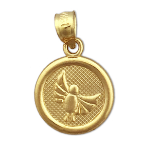 14K Gold Seven Wishes Peace Charm 14k gold seven wishes peace charm