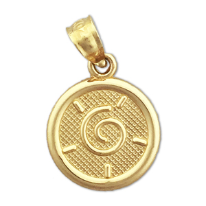 14K Gold Seven Wishes Happiness Charm 14k gold seven wishes happiness charm