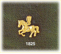 14K Gold Pony Horse Charm