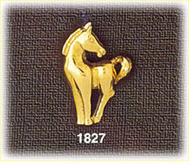 14K Gold Pony Charm