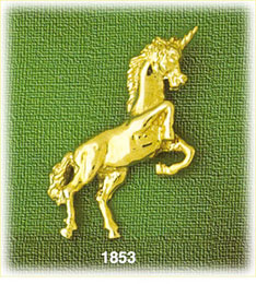 14K Gold Unicorn Charm