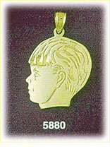 14Kt Gold Youth Boy Charm