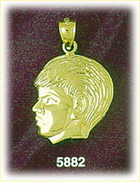 14K Gold Young Boy Charm