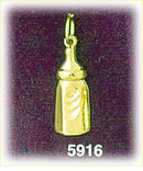 14K Gold Baby Bottle Charm