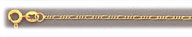 1.3MM 14K Gold Figaro Chain