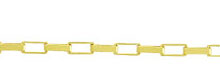 1.5MM 14K Gold Long Box Chain