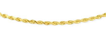 1MM 14K Gold Rope Chain