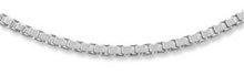 1.3MM 14K White Gold Box Chain