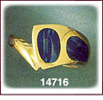 Designer Style 14K Gold Opal Ring