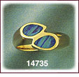 Stylish 14Kt Gold Opal Ring