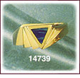 Sophisticated 14K Gold Opal Ring