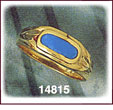 Chic 14K Gold Turquoise Ring