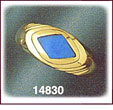 Captivating 14K Gold Turquoise Ring