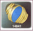 Enchanting 14K Gold Turquoise Ring