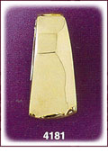 14Kt Gold Triangle Slide