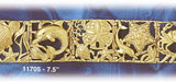 14K Gold Sealife & Dolphins Nautical Soft Bangle Bracelet