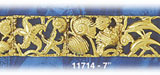 14K Gold Fish, Seashells & Dolphins Soft Bangle Bracelet
