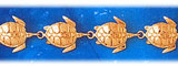 14K Gold Turtle Nautical Bracelet