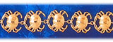 14K Gold Crab Bracelet