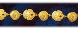 14K Gold Sand Dollar & Scalloped Seashell Bracelet