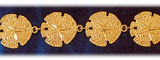14K Gold Sand Dollar Bracelet