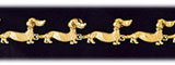 14K Gold Dachshund Dog Bracelet